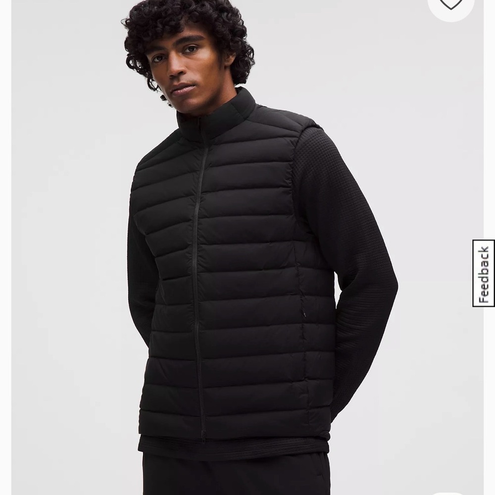 Lululemon Navigation Down Vest Men's Black